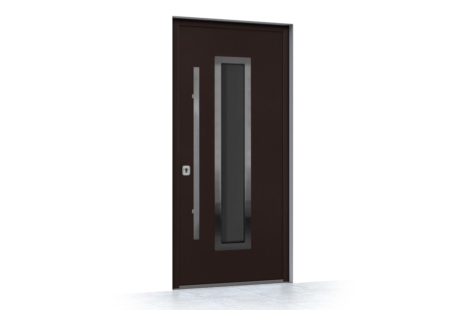 Nova Inox S1 Brown Modern Exterior Door