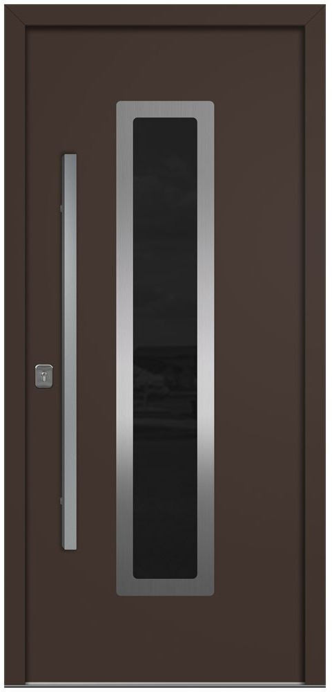 Nova Inox S1 Brown Modern Exterior Door