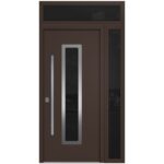 Nova Inox S1 Brown Modern Exterior Door