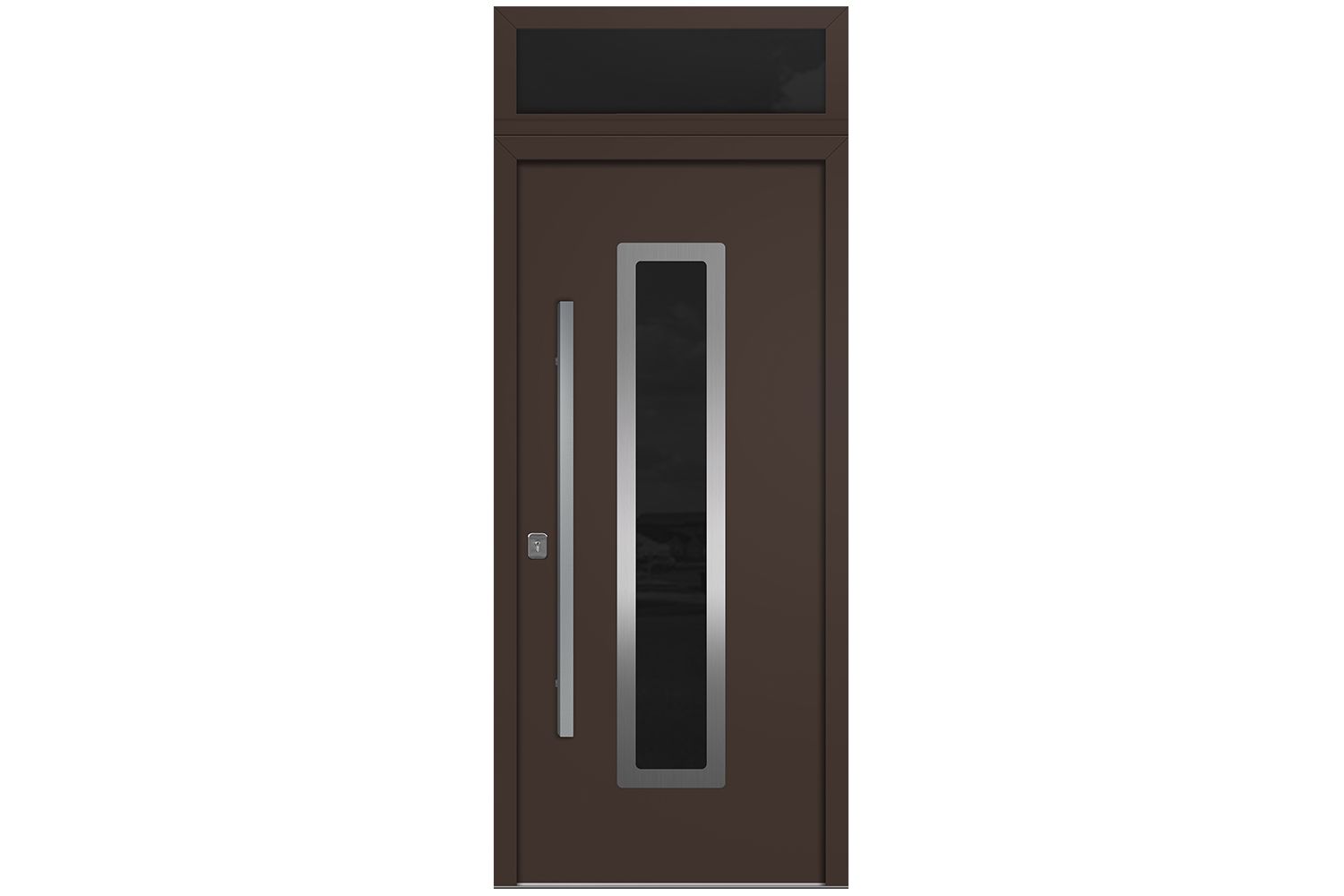 Nova Inox S1 Brown Modern Exterior Door