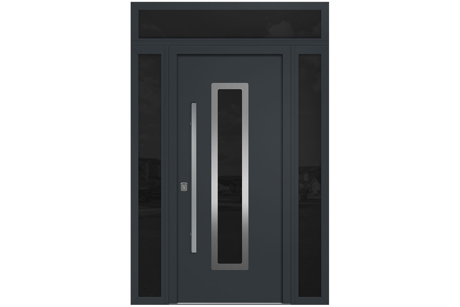 Nova Inox S1 Gray Modern Exterior Door