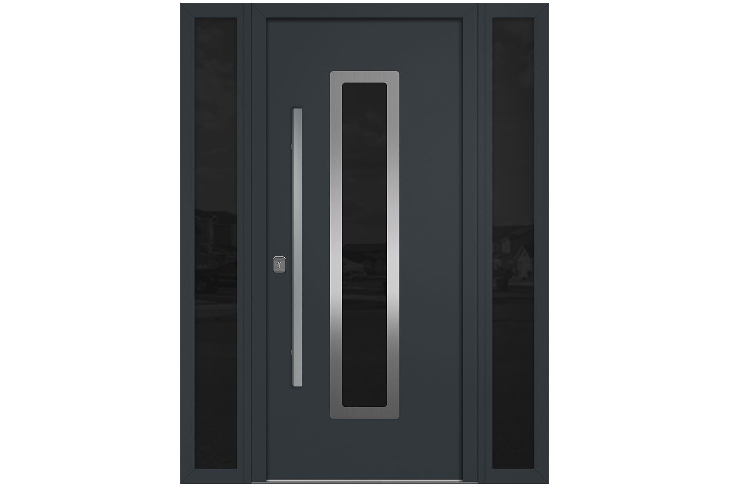 Nova Inox S1 Gray Modern Exterior Door