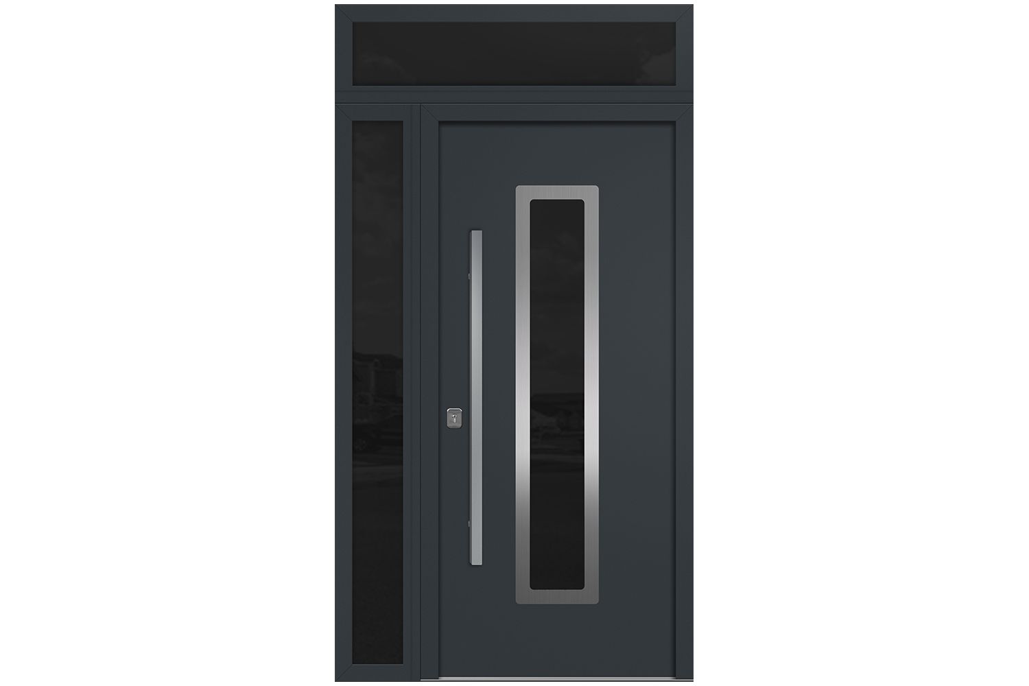 Nova Inox S1 Gray Modern Exterior Door