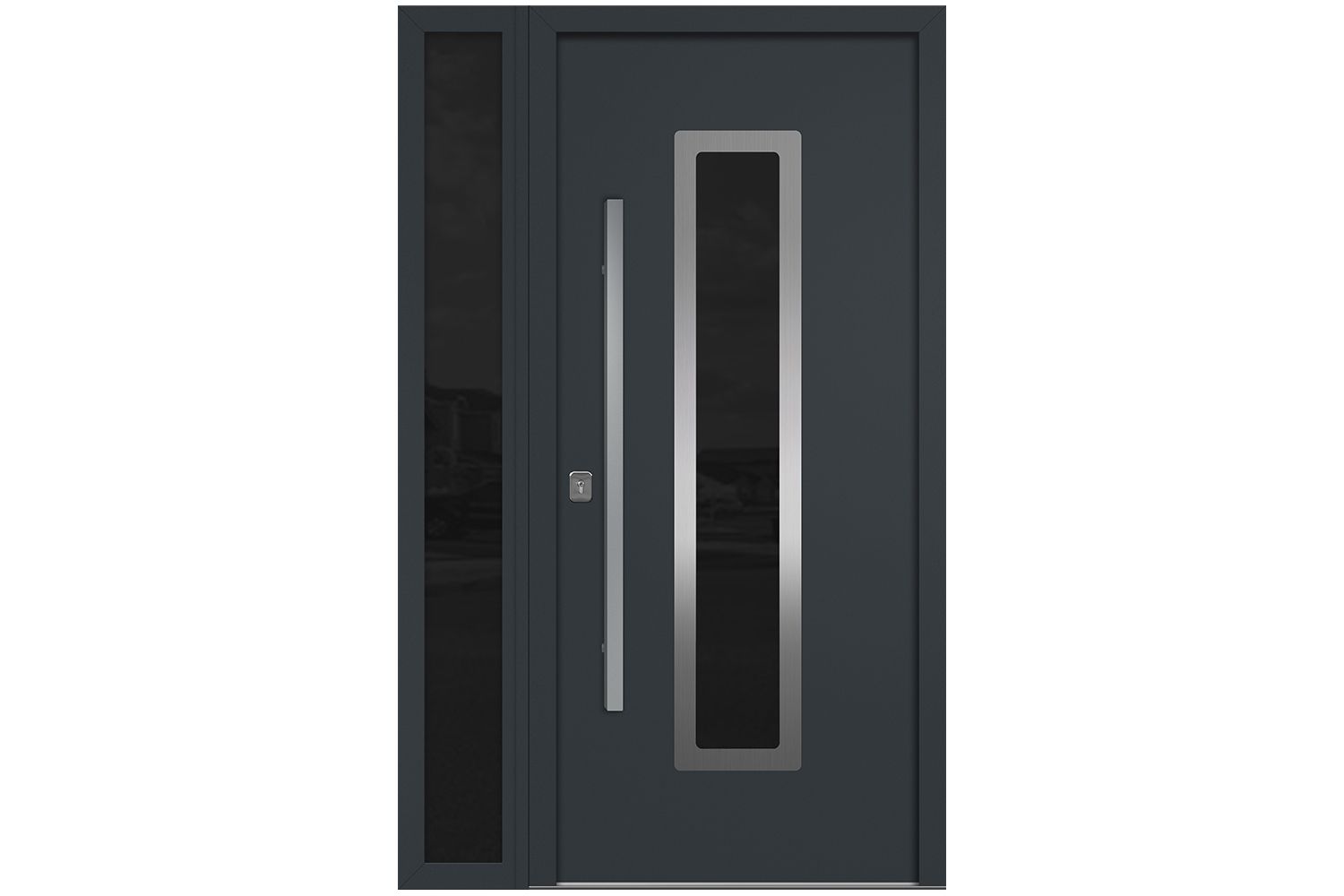 Nova Inox S1 Gray Modern Exterior Door