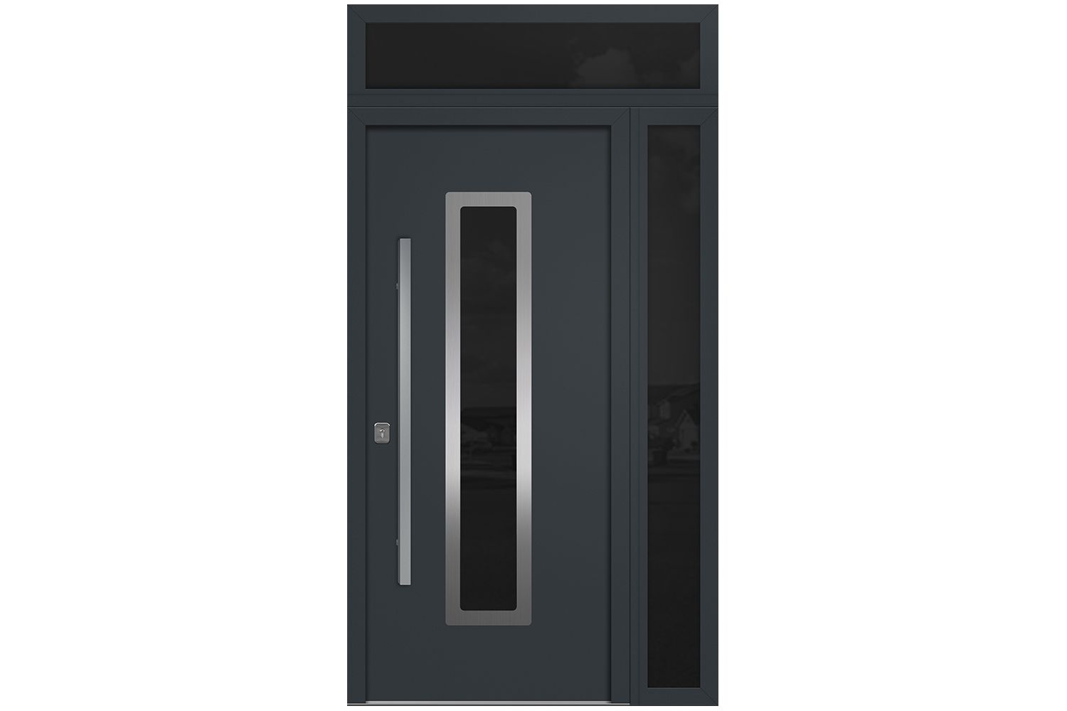 Nova Inox S1 Gray Modern Exterior Door