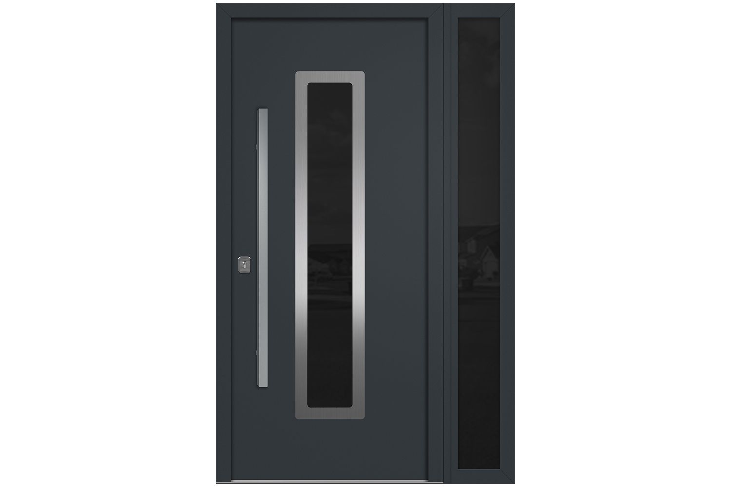 Nova Inox S1 Gray Modern Exterior Door