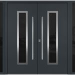 Nova Inox S1 Gray Modern Exterior Double Door