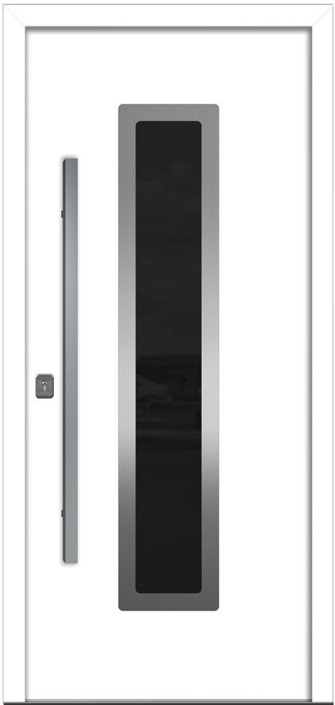 Nova Inox S1 White Modern Exterior Door