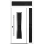 Nova Inox S1 White Modern Exterior Door