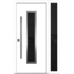 Nova Inox S1 White Modern Exterior Door