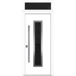 Nova Inox S1 White Modern Exterior Door