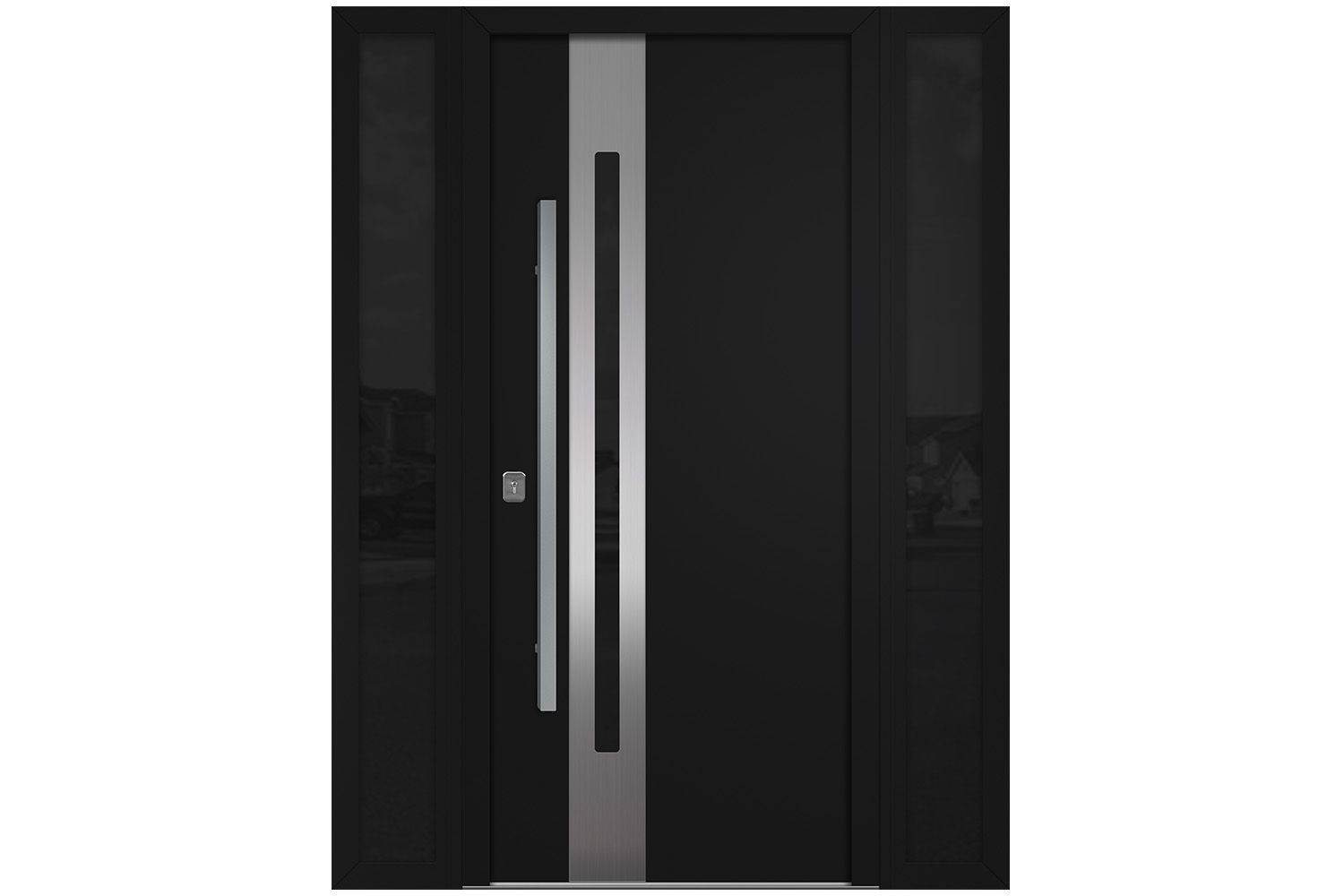 Nova Inox S2 Black Modern Exterior Door