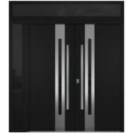 Nova Inox S2 Black Modern Exterior Double Door