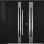 Nova Inox S2 Black Modern Exterior Double Door