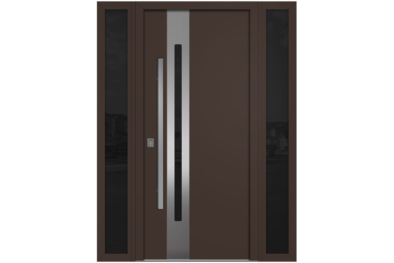 Nova Inox S2 Brown Modern Exterior Door