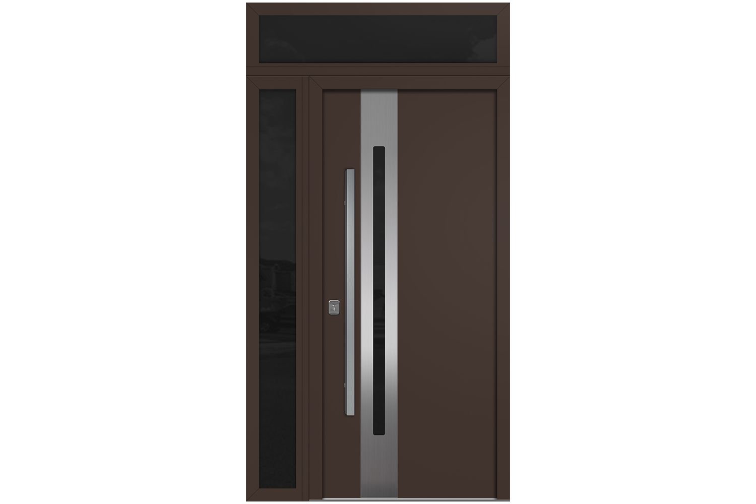 Nova Inox S2 Brown Modern Exterior Door