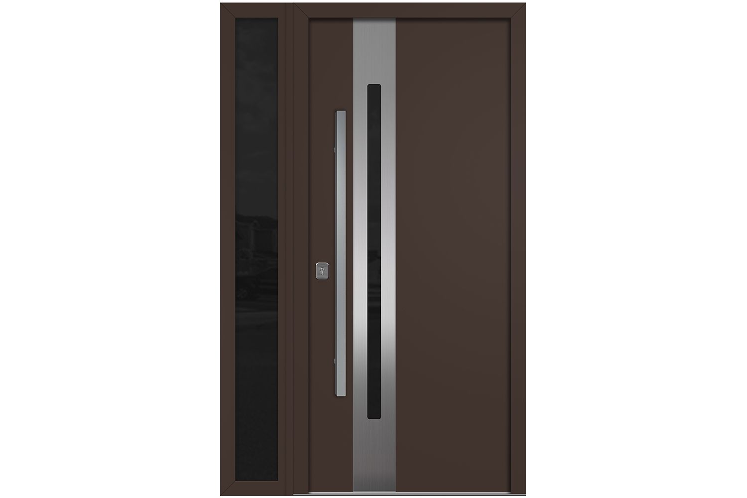 Nova Inox S2 Brown Modern Exterior Door