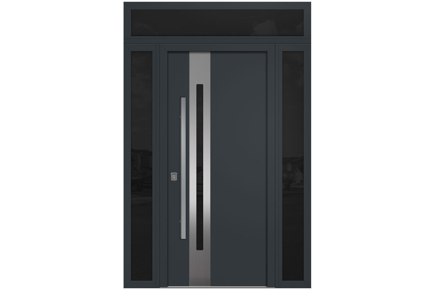 Nova Inox S2 Gray Modern Exterior Door