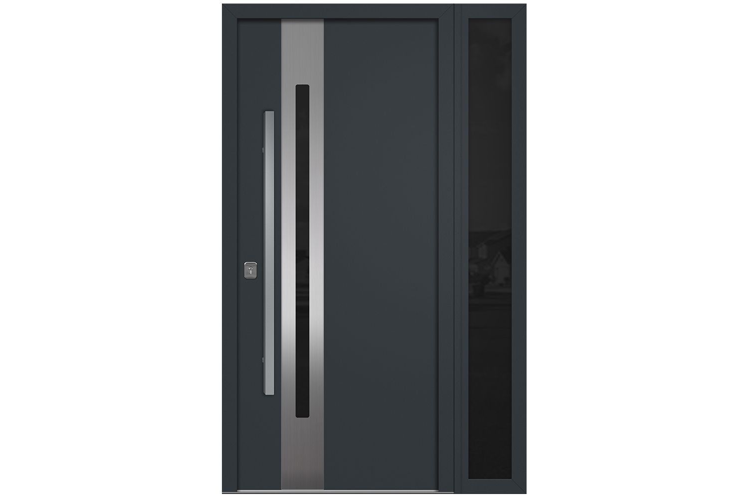 Nova Inox S2 Gray Modern Exterior Door