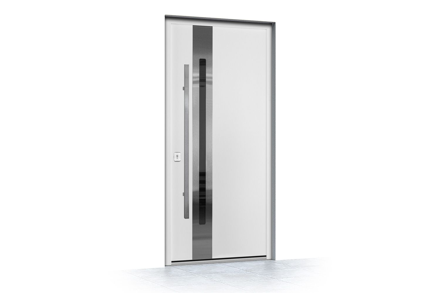 Nova Inox S2 White Modern Exterior Door