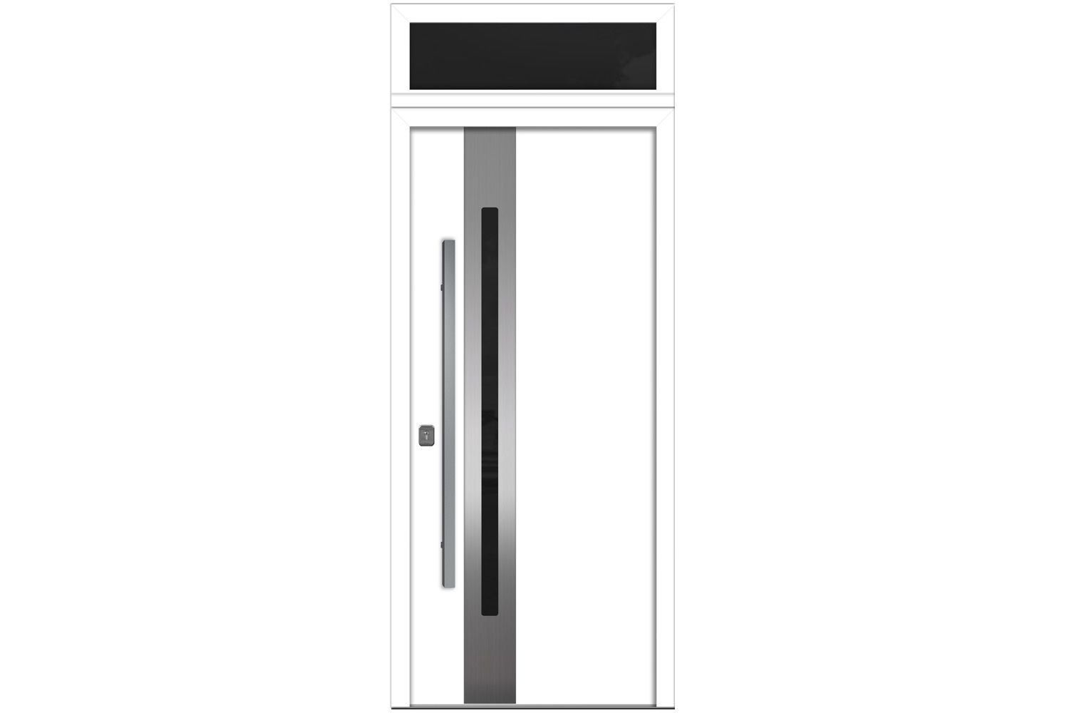 Nova Inox S2 White Modern Exterior Door