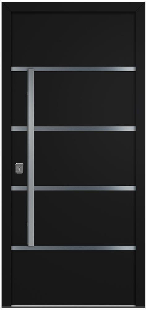 Nova Inox S3 Black Modern Exterior Door