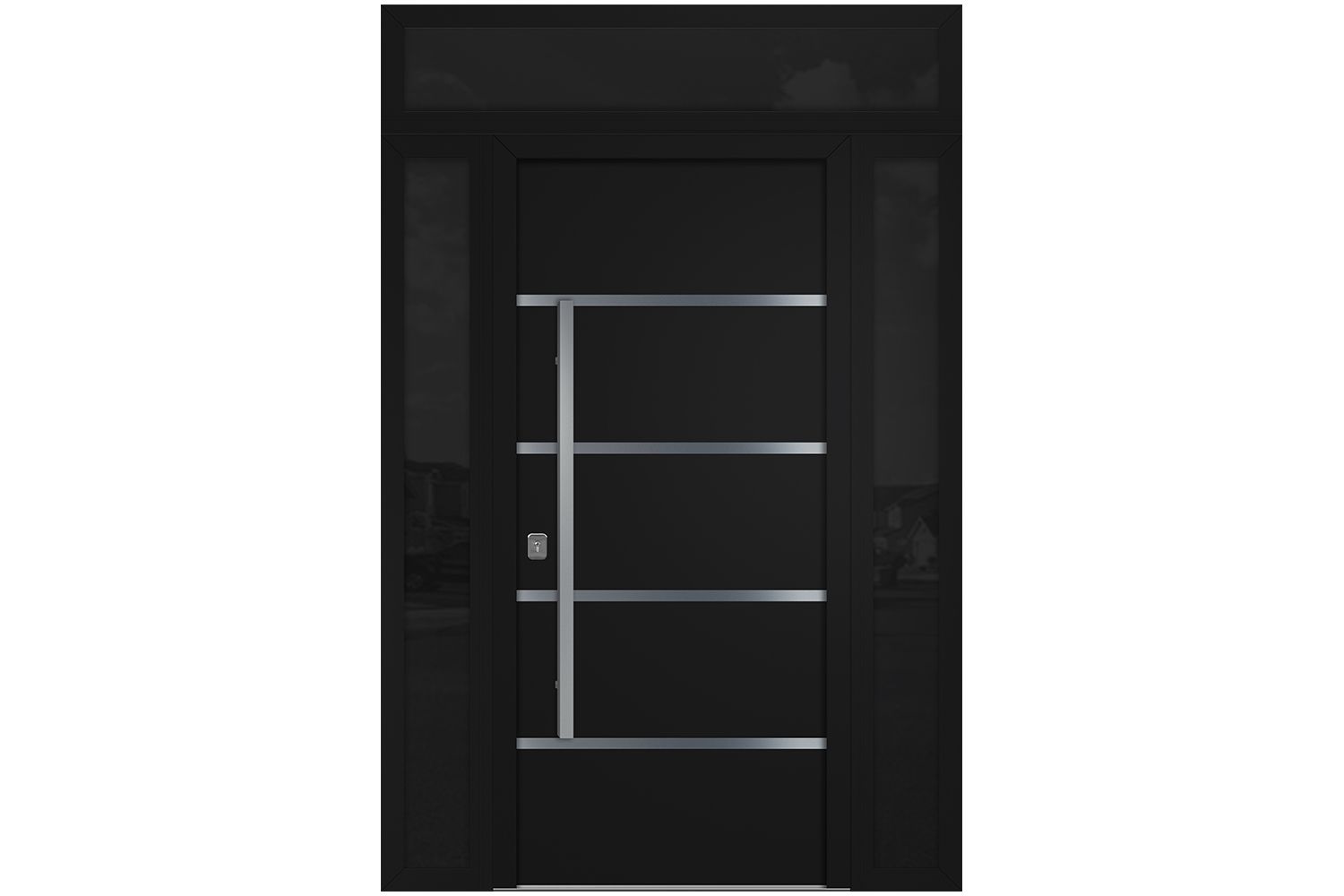 Nova Inox S3 Black Modern Exterior Door