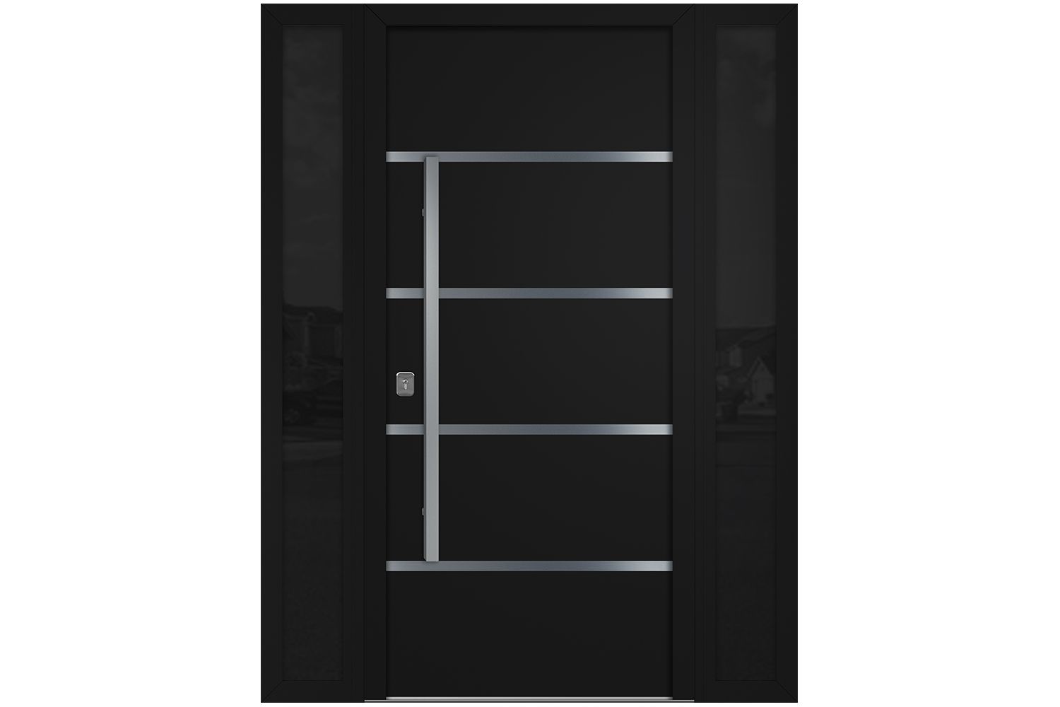 Nova Inox S3 Black Modern Exterior Door