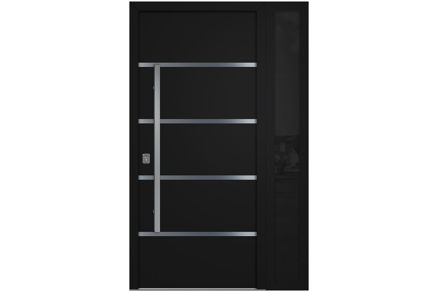 Nova Inox S3 Black Modern Exterior Door