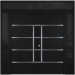 Nova Inox S3 Black Modern Exterior Double Door