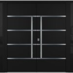 Nova Inox S3 Black Modern Exterior Double Door