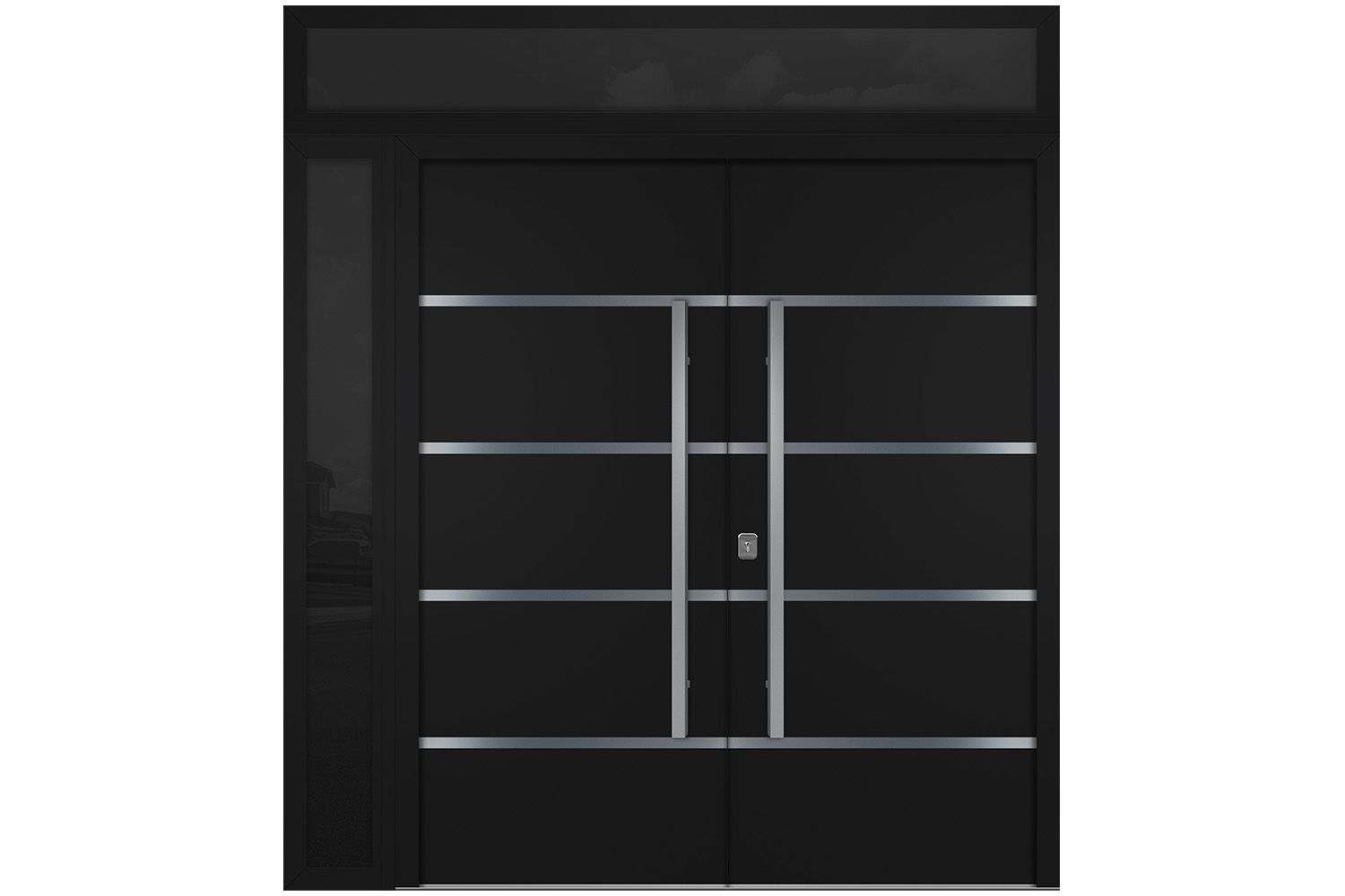 Nova Inox S3 Black Modern Exterior Double Door