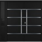 Nova Inox S3 Black Modern Exterior Double Door