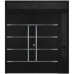 Nova Inox S3 Black Modern Exterior Double Door