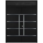 Nova Inox S3 Black Modern Exterior Double Door