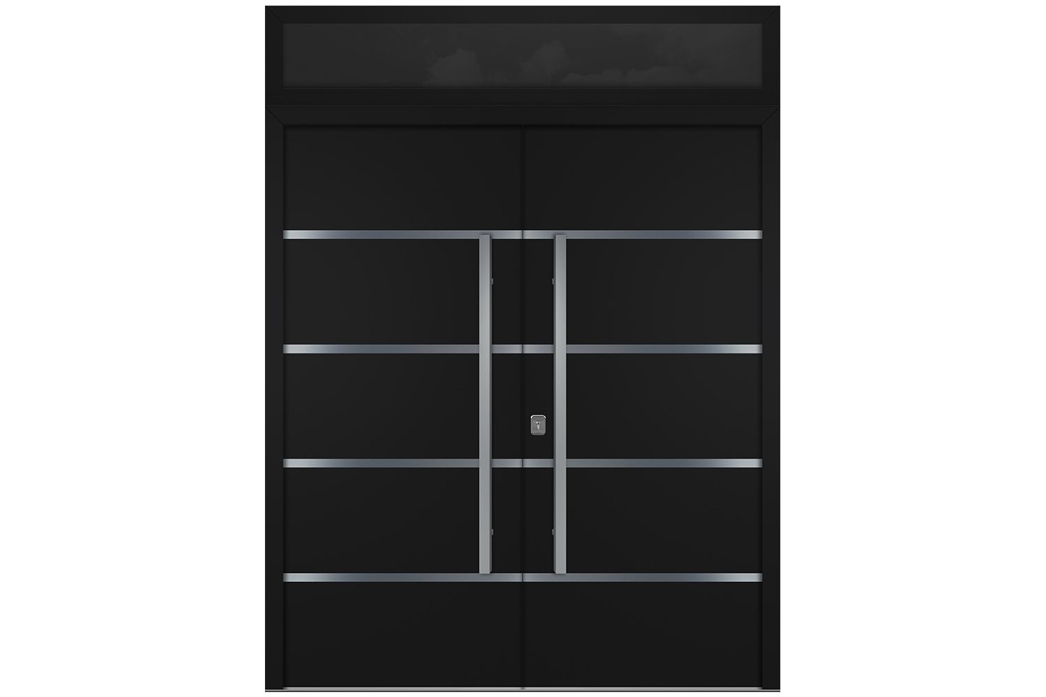 Nova Inox S3 Black Modern Exterior Double Door