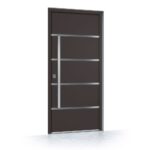 Nova Inox S3 Brown Modern Exterior Door