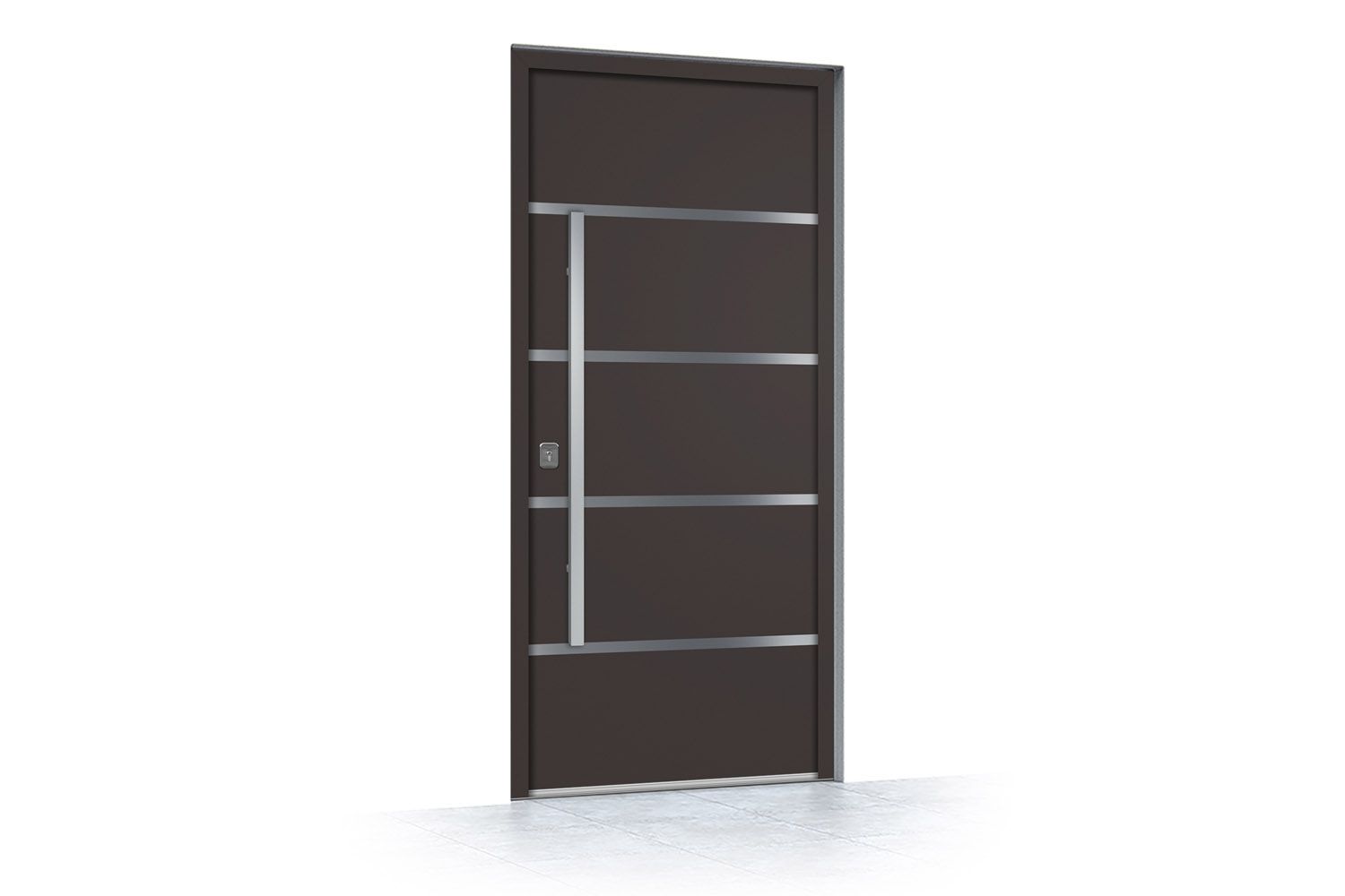 Nova Inox S3 Brown Modern Exterior Door