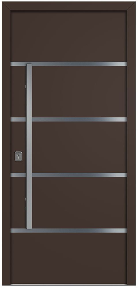 Nova Inox S3 Brown Modern Exterior Door