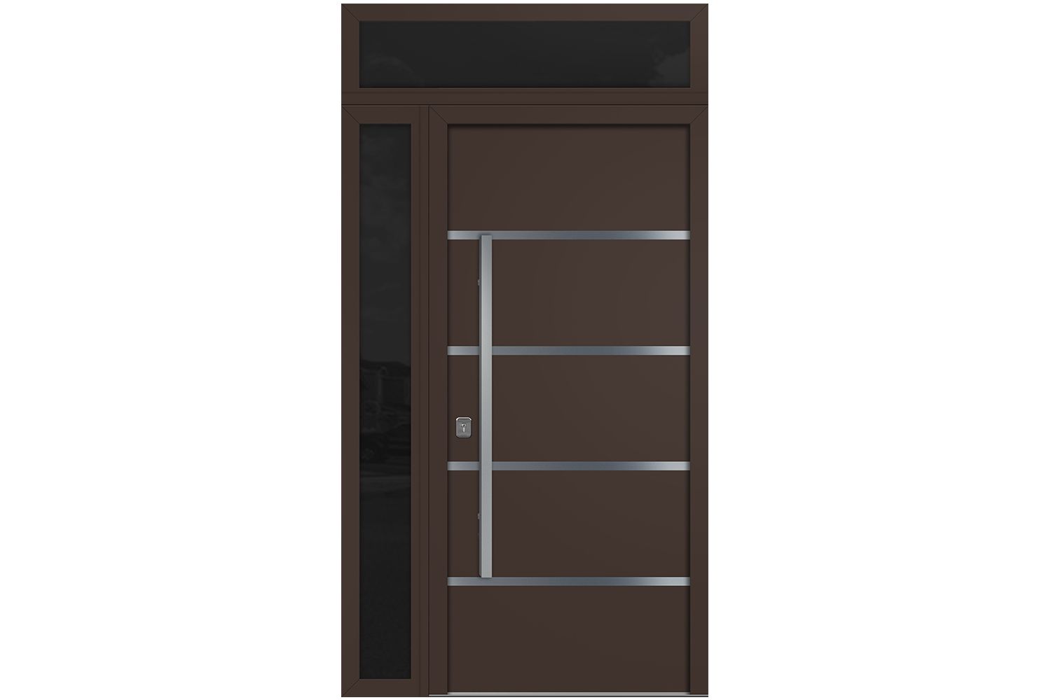 Nova Inox S3 Brown Modern Exterior Door