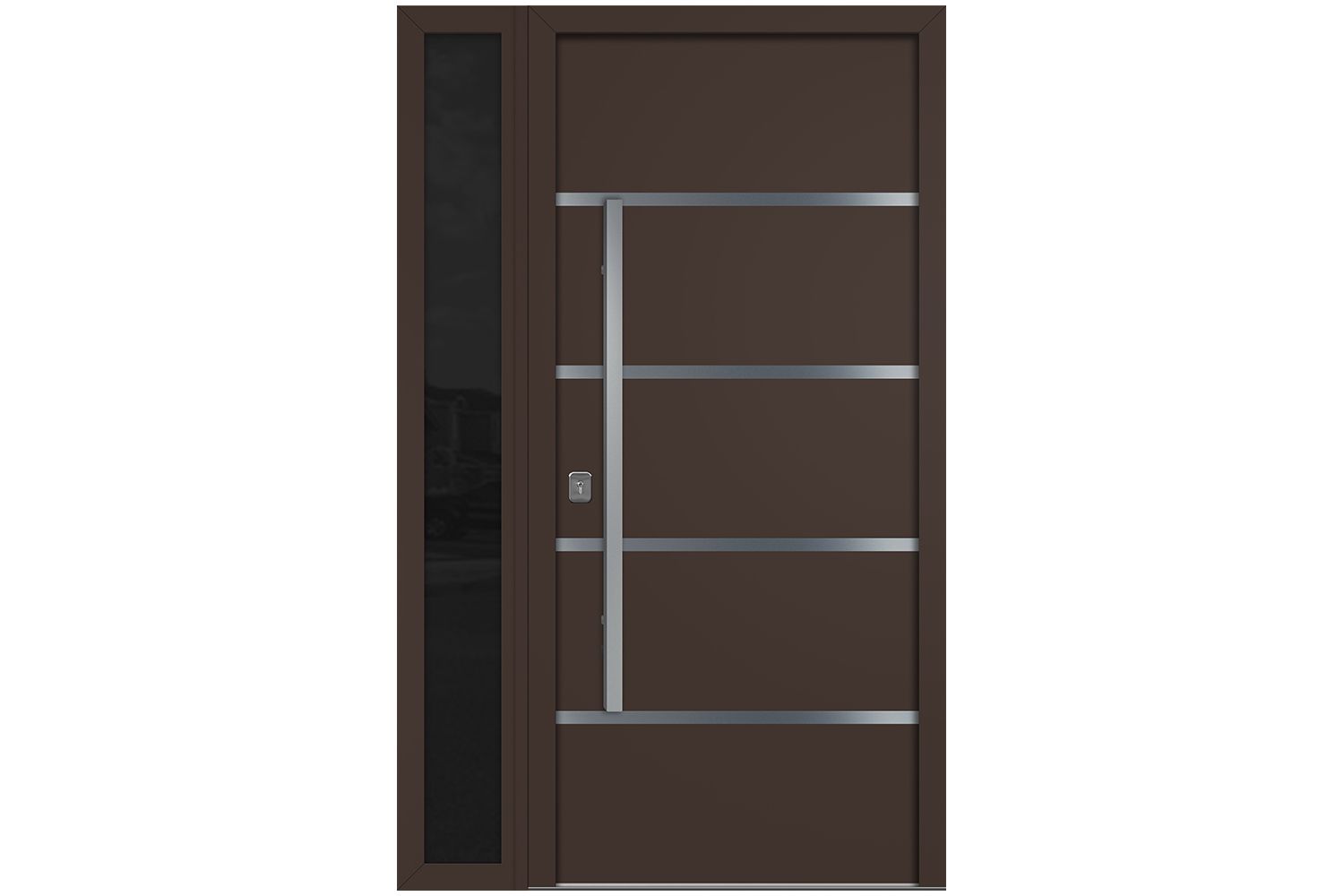 Nova Inox S3 Brown Modern Exterior Door