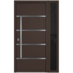 Nova Inox S3 Brown Modern Exterior Door