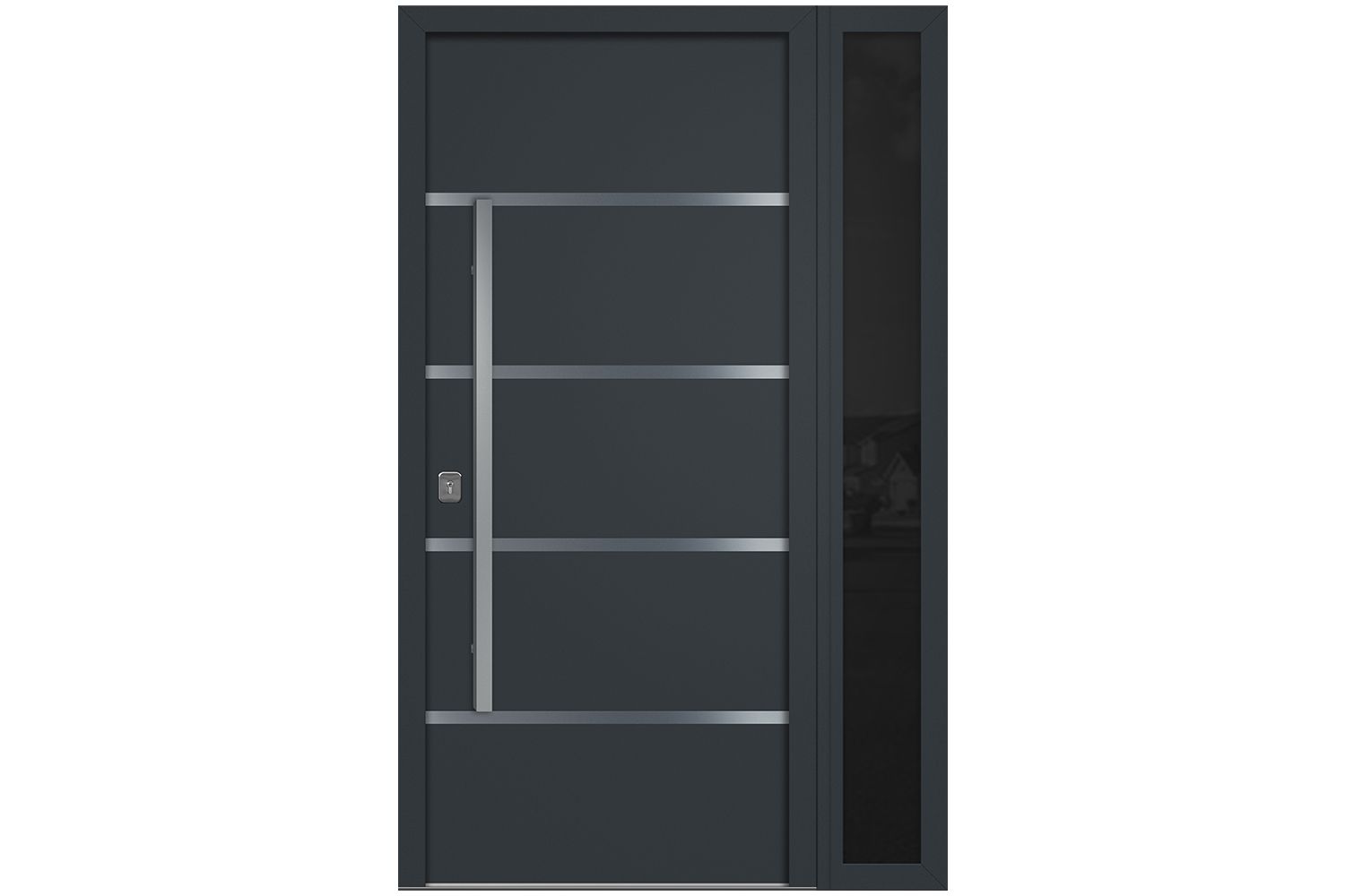 Nova Inox S3 Gray Modern Exterior Door