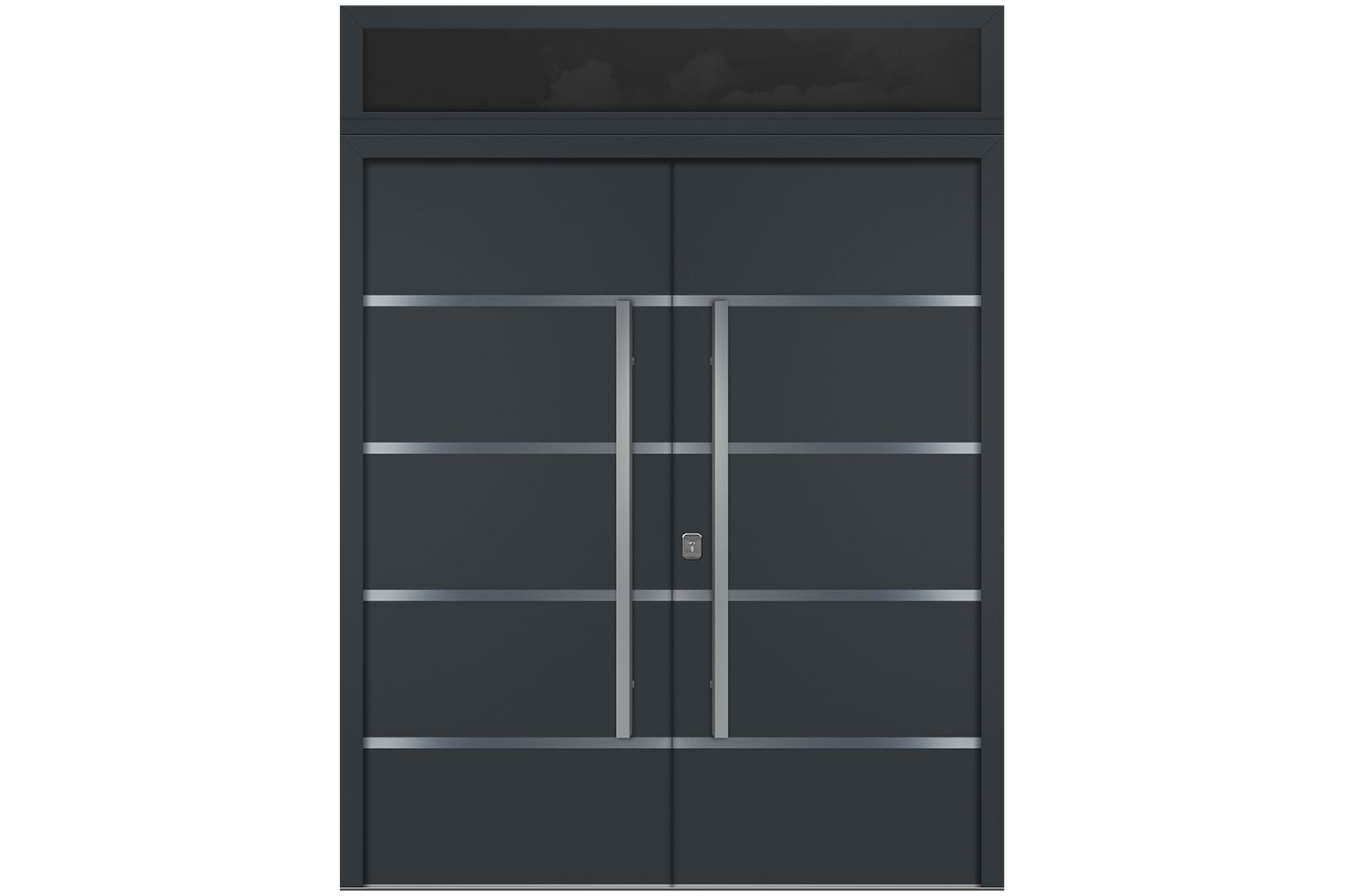 Nova Inox S3 Gray Modern Exterior Double Door