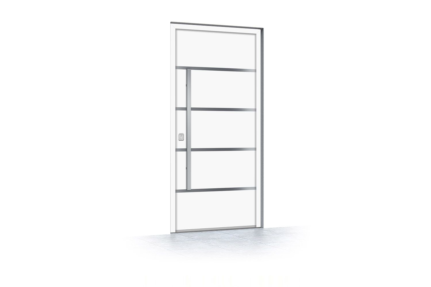 Nova Inox S3 White Modern Exterior Door