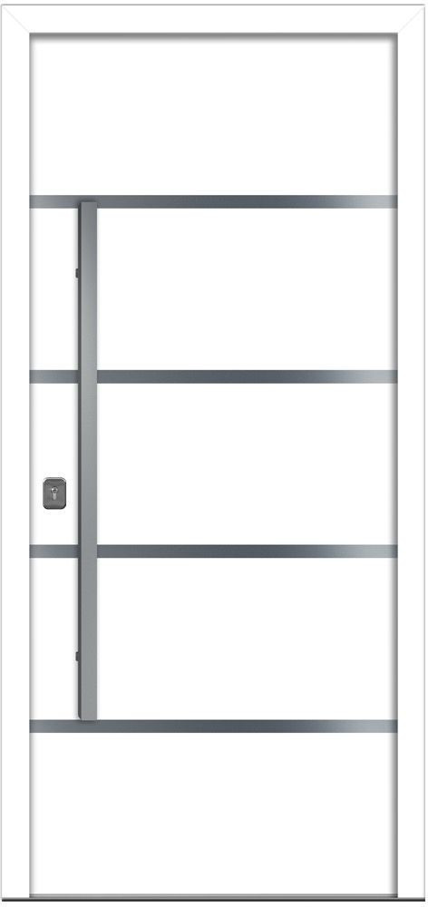 Nova Inox S3 White Modern Exterior Door