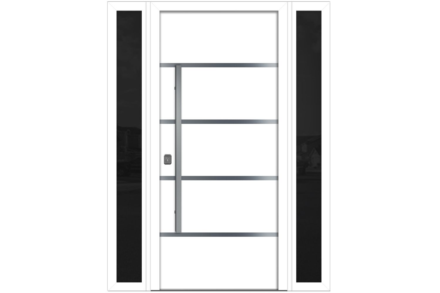 Nova Inox S3 White Modern Exterior Door