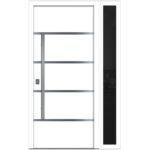 Nova Inox S3 White Modern Exterior Door