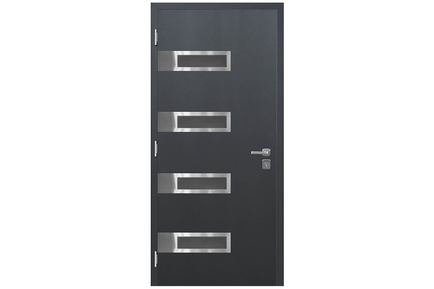 Nova Inox S4 Gray Modern Exterior Door