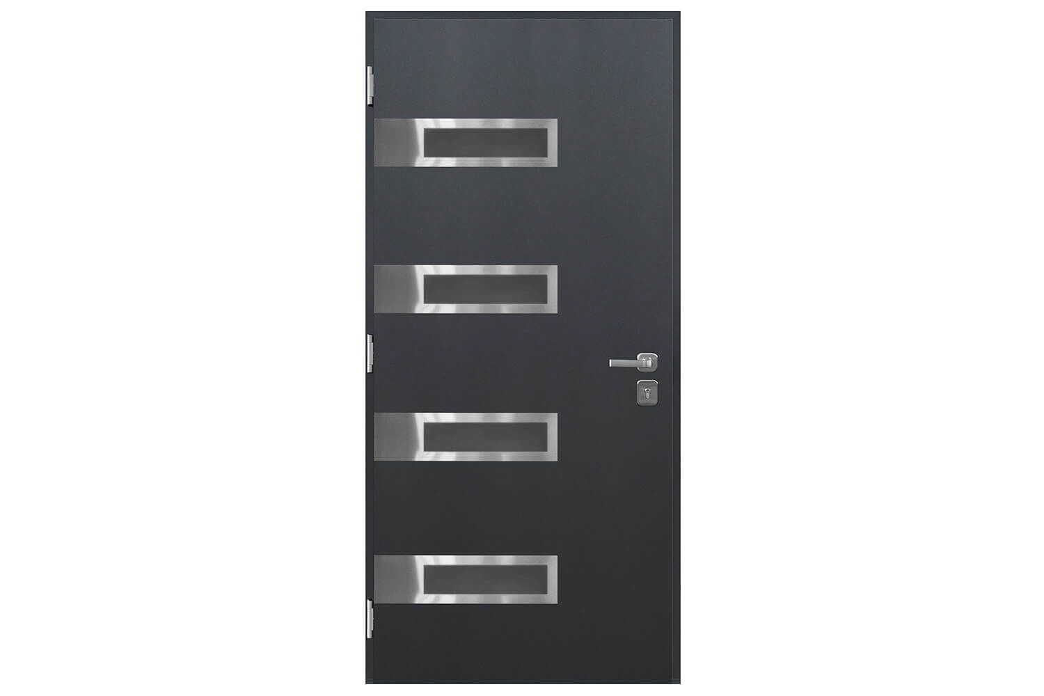 Nova Inox S4 Gray Modern Exterior Door